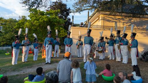 Vue de la Fête nationale du 1er août 2025 à Cologny