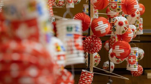 Vue de la Fête nationale du 1er août 2025 à Cologny