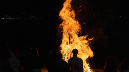 Vue de la Fête nationale du 1er août 2025 à Cologny