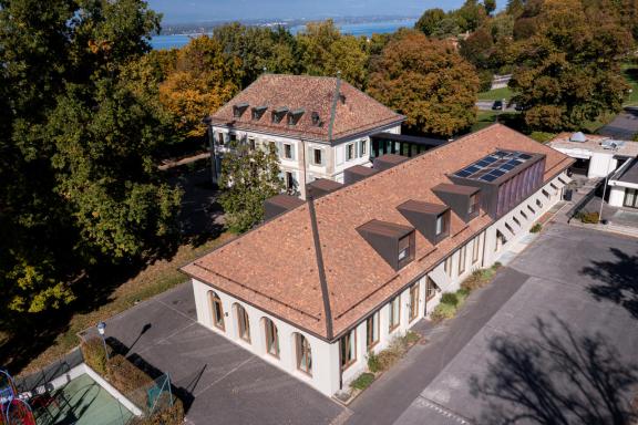 Vue aérienne de l'Aile de la Mairie