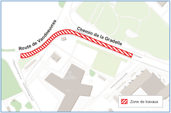 plan de l'étape des travaux