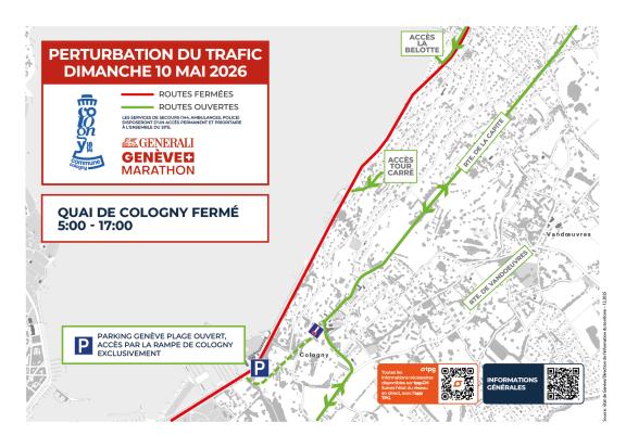 carte des perturbation de circulation du dimanche 10 mai 2026