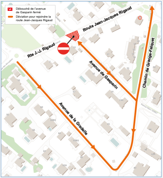 plan de l'étape de travaux