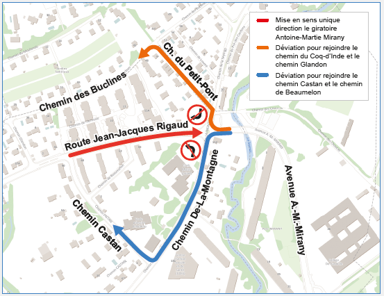 plan de l'étape de travaux