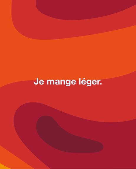 Je mange léger