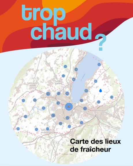 carte des lieux de fraîcheur