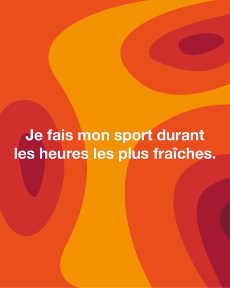 sport durant les heures fraîches