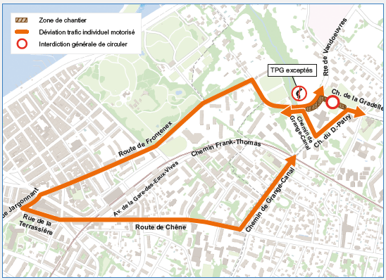 infographie / carte des travaux