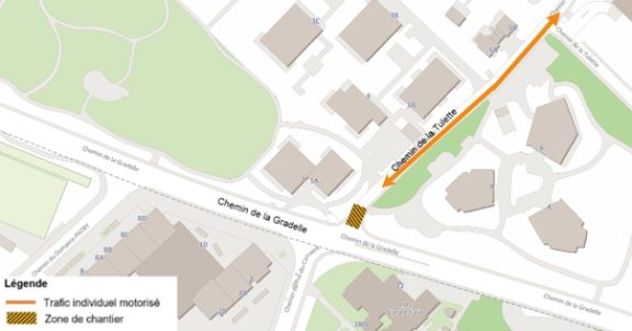 Travaux intersection Gradelle - Tulette