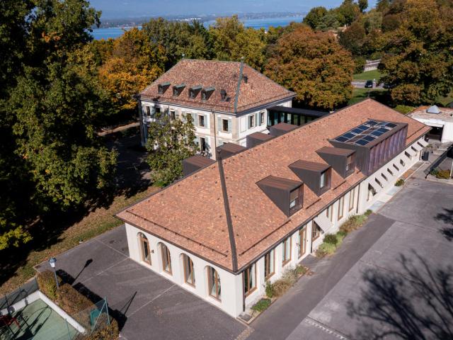 Vue aérienne de l'Aile de la Mairie