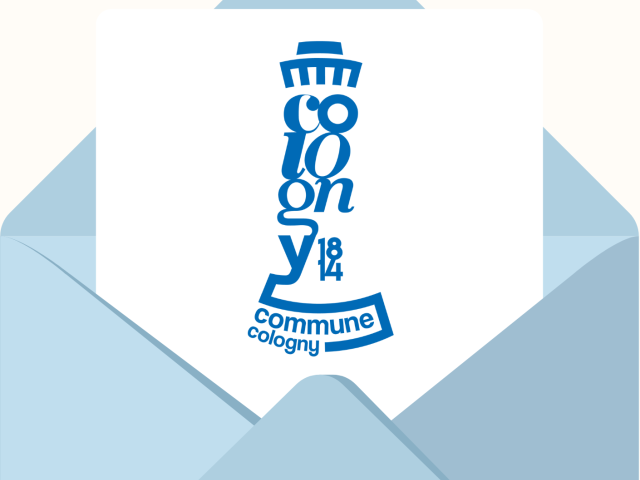 enveloppe ouverte avec illustration d'un papier à en-tête