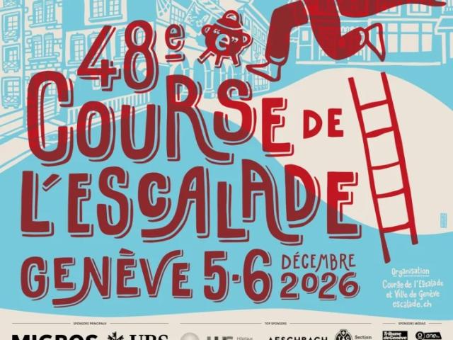 Affiche de la 48e course de l'Escalade