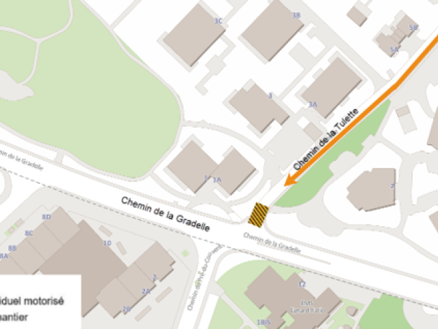 Travaux intersection Gradelle - Tulette