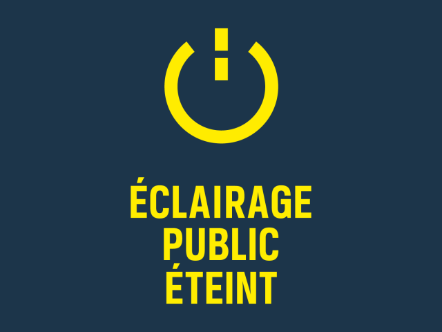 texte du logo: éclairage public éteint