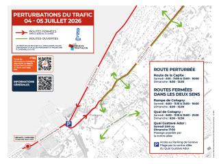 Genève Triathlon - Perturbation du trafic