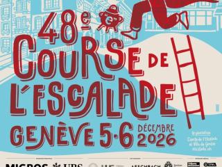 Affiche de la 48e course de l'Escalade