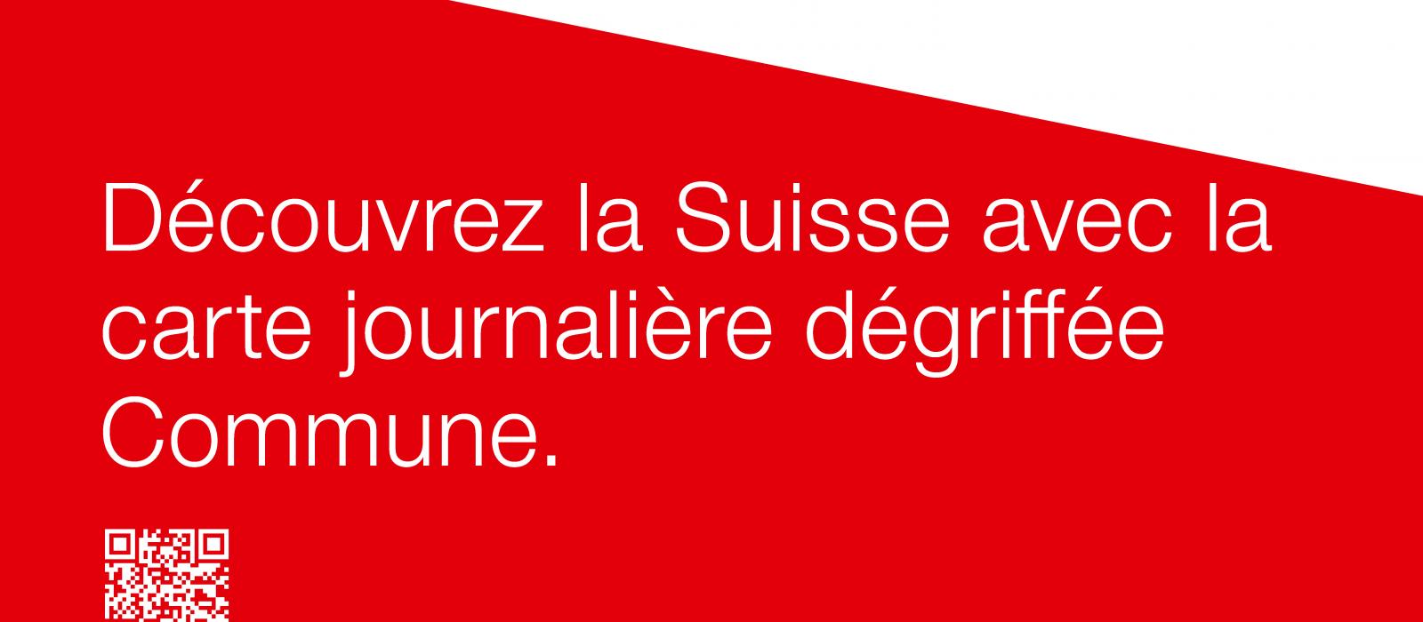 affichette carte journalière dégriffée communes
