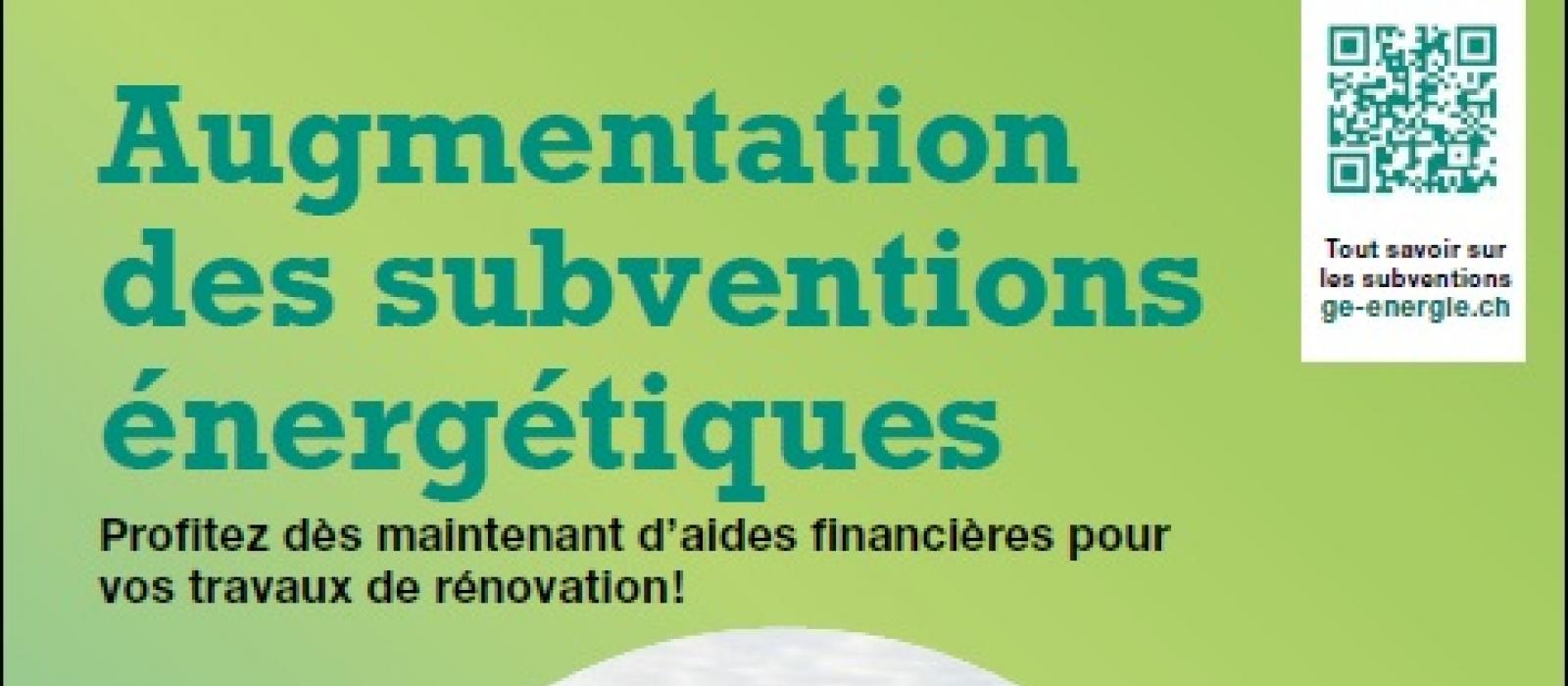 bannière &quot;augmentation des subventions énergétiques en 2024&quot;