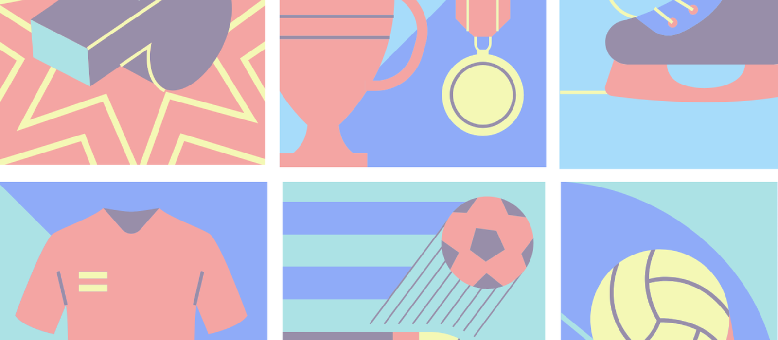 image d'illustration composée de différents objets servant à la pratique du sport