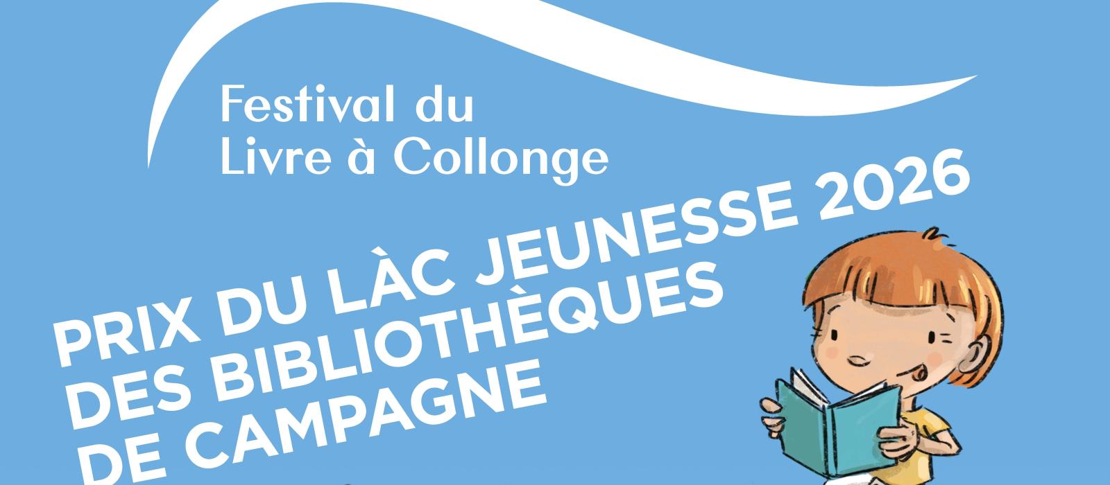 Affiche Prix du LÀC jeunesse 2026 des bibliothèques de campagne