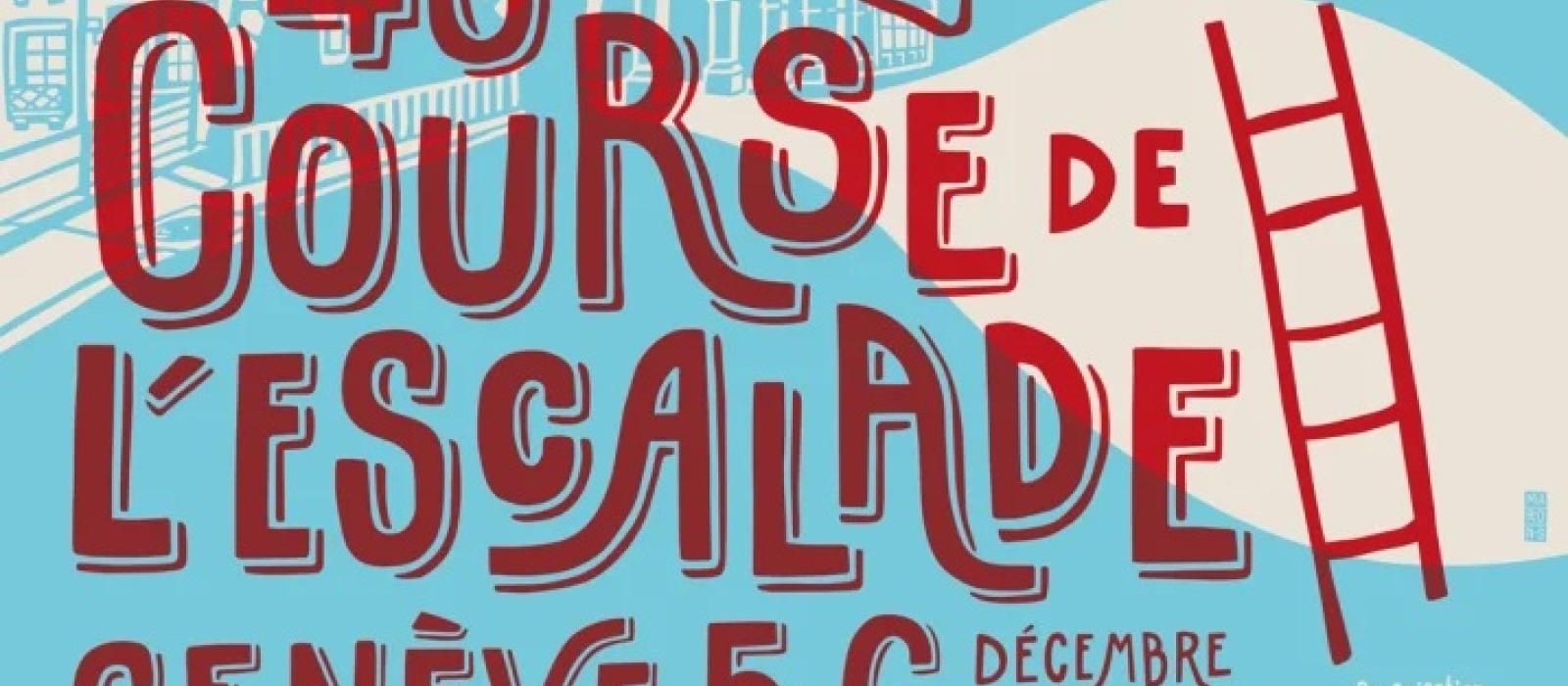 Affiche de la 48e course de l'Escalade