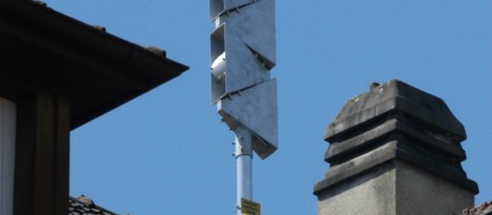 illustration d'une sirène utilisée pour l'alarme à la population